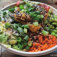 The white rice was bad at Surfside Poké in Maastricht