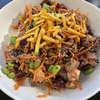 You make miso happy bowl  at Poké Perfect in Hilversum
