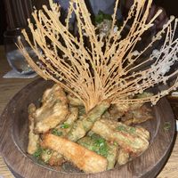 vegan veggie tempura  at Funky Geisha in Cancun