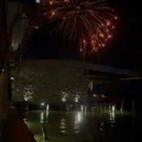 Fireworks at 10:30  at Funky Geisha in Cancun