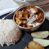 Tofu butter chicken at Mani's in Faro
