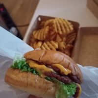 Spicy burger at A Burgers in Brussels