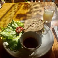 Vegano sandwich   at Mi Barrio Cafe in Puebla