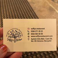   at Soffy's Kitchen in Goreme