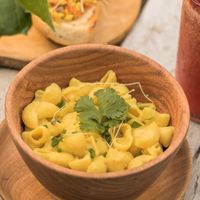 The best Mac and cheese  in town so delicious !!!and vegan  at Vegan Tulum in Tulum