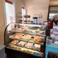 The counter  at Gluten Free Bakery Girl in Easton