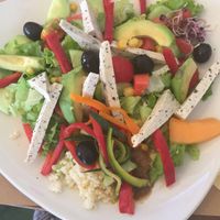 vegan tofu salad  at Bistro Toc in Split