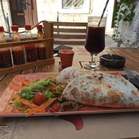 Vegan wrap at Bistro Toc in Split