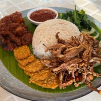 Nasi Lemak Rendang at The Vegan Place in Kuala Lumpur