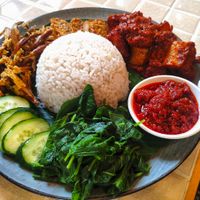 Nasi Lemak at The Vegan Place in Kuala Lumpur