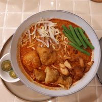 Curry Mee - spicier than I like but good dish at The Vegan Place in Kuala Lumpur