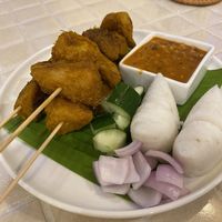 Mushroom satay   at The Vegan Place in Kuala Lumpur