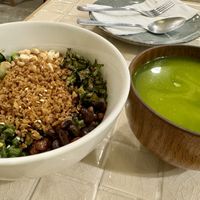 Lei cha - Hakka thunder tea rice   at The Vegan Place in Kuala Lumpur