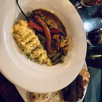 sweet potato and cauliflower curry   at The Coach House Bar & Restaurant in Cardiff