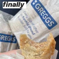   at Greggs in Hitchin