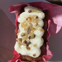Vegan carrot cake   at Starbucks in Pevensey