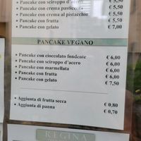 Menu/Prices as of August 2023 at Pasticceria Regina in Como