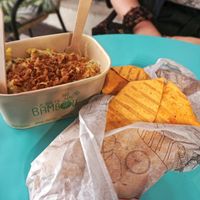 Tacos + Poutine (all vegan) at Hemp Food in Troyes
