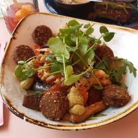 Salade met falafel at Urban Café in Beernem