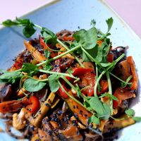 Noodles at Urban Café in Beernem