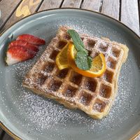 Waffle with sugar   at Easy Peasy in Berlin
