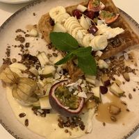 Breakfast waffle   at Easy Peasy in Berlin