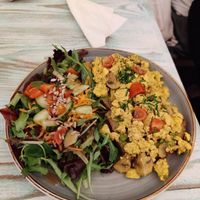 SCRAMBLED TOFU at Easy Peasy in Berlin