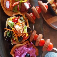 Falafel vegan at New York 3 in Benidorm