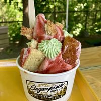 “Strawberry Ridge” sundae 😋   at Sugarpine Drive-In in Troutdale