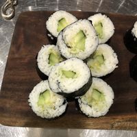 Buddha roll…sadly they were out of peanuts on this day, which is what really makes this roll delicious, but I had them sub cucumber.  Still good!  at Dashi in St Croix