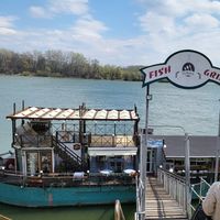 Nice view over the Danube! at Fish and Grill Dunava in Vidin