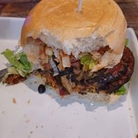 Vegan Chilli burger at B - Burger BAR in Bremerhaven
