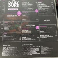 Viele vegane Optionen  at Duke Burger - Weißekreuzstraße in Hannover