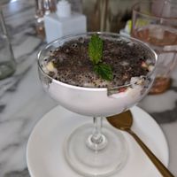 Coconut cream chia pudding at Roasted by Roseate in New Delhi