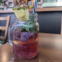 Sparkling watermelon juice at Green Taste in Innsbruck