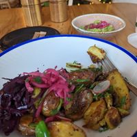 Potato sprout hash at Dubh in Newbridge