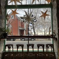 Cute interior   at Seven Swans Creperie in Kansas City