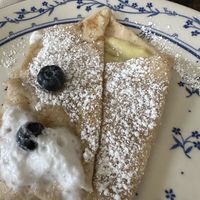 Lemon crepes. Very tasty    at Seven Swans Creperie in Kansas City