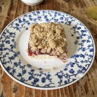 Berry crumble  at Seven Swans Creperie in Kansas City