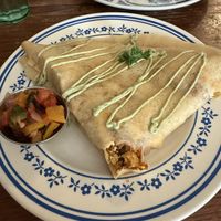 Chorizo tofu scramble (fall 2025)  at Seven Swans Creperie in Kansas City