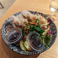 Jungle rolls salad at SEN Street Kitchen in Umea