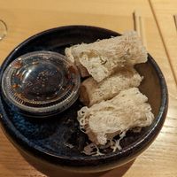 crispy rolls vegan sauce at SEN Street Kitchen in Umea