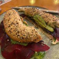 Cross-section  at Tony New York City Bagels in Amsterdam