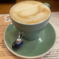 Oath milk cappuccino   at Tony New York City Bagels in Amsterdam