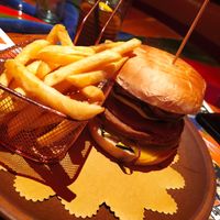 Vegan burger at Faraone Pub in Borgoricco