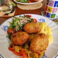 Pasteis de Bicalhau at Amora Silvestre in Castelo Branco