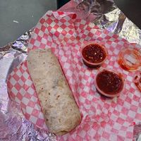 Vegan burrito at Daily Rise in Ogden