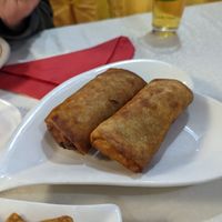Auch die veganen Frühlingsrollen sind hier nur zu empfehlen! at Hong Kong in Fuerteventura