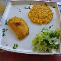 Sweet potato samosa main at Maha Prana in Dolus-doleron