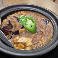 Fermented bean curd with eggplant   at Blossom Vegetarian in Renton
